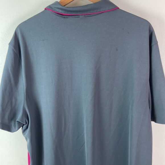 Nike Dri-Fit Pink and Gray Athletic Polo - XXL - Picture 7 of 7